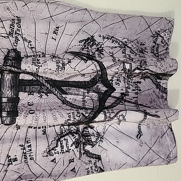 Nautical Voyage Anchor Script Mens Graphic T Shirt Dry Fit Grey Size 2XL - Picture 7 of 16